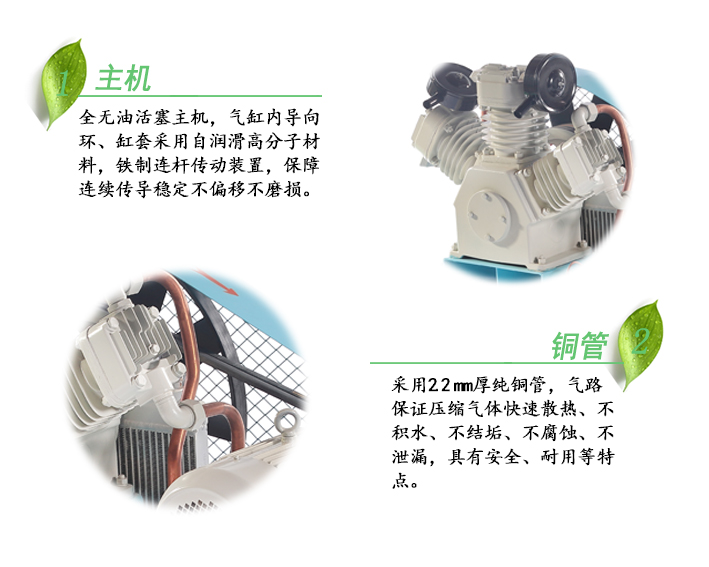 ZW-0.05/8~WW-1.25/8 防爆无油活塞空压机